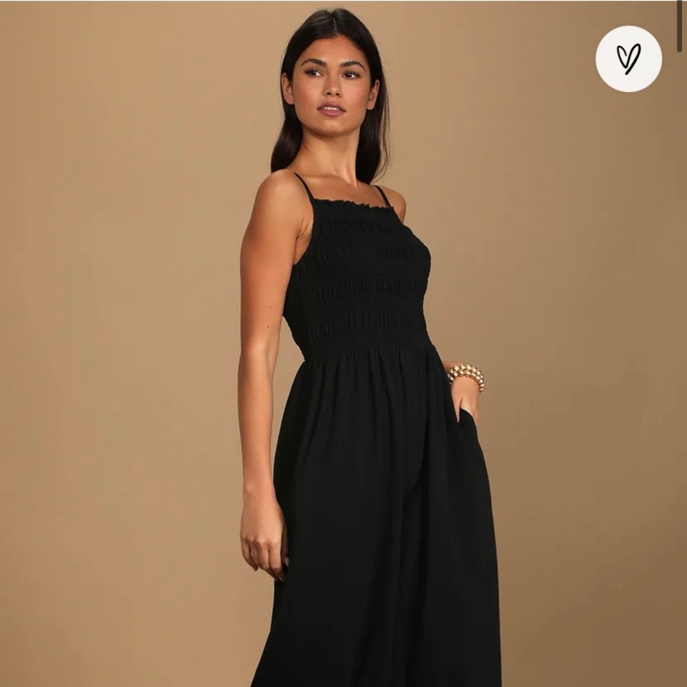 NWT Lulus Black Jumpsuit